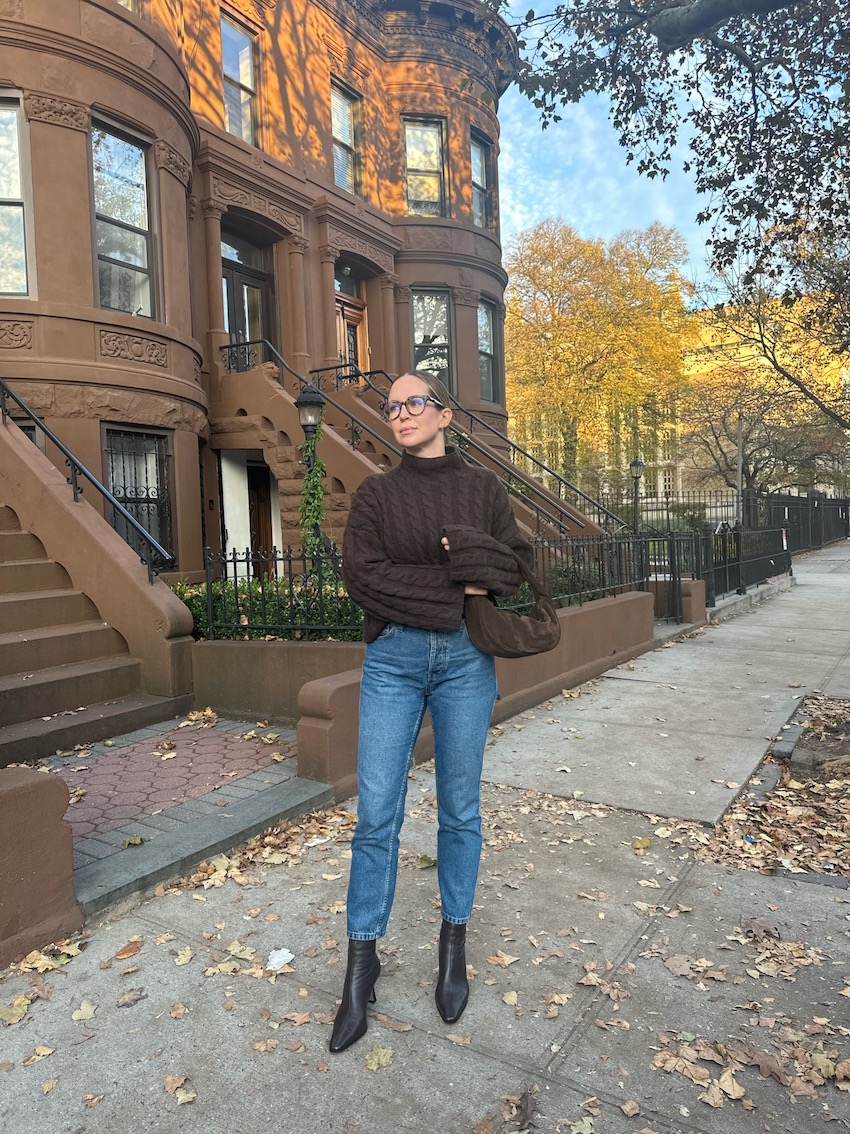 Brown Sweater Outfit