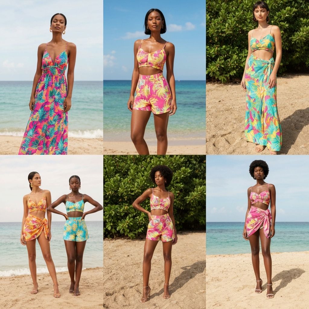Colorful Farm Rio vacation outfits